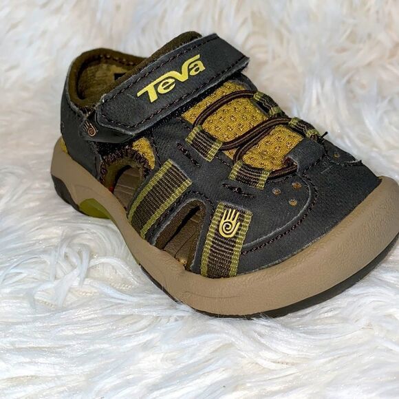 Reba Omnium Brown Green Sport Sandal Style# 6083 - Picture 8 of 8